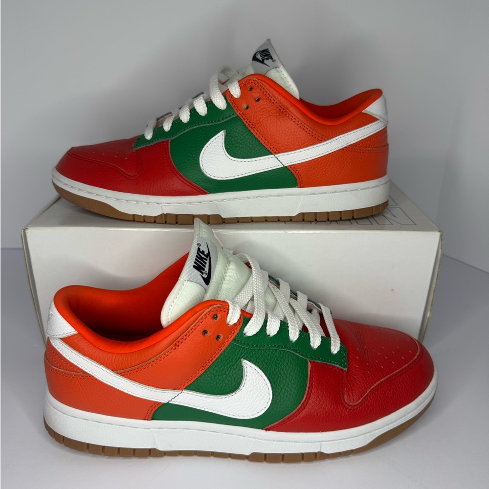 Nike By You Dunk Low “7-Eleven” 🟥🟧🟩 — Men’s 9 👟 — Lightly Used ✨ — OG Box 📦